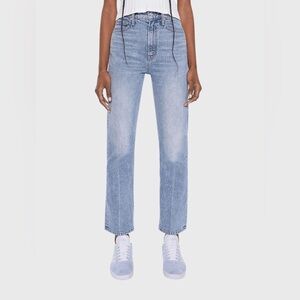 MOTHER Superior high waisted rider ankle - salt of the earth